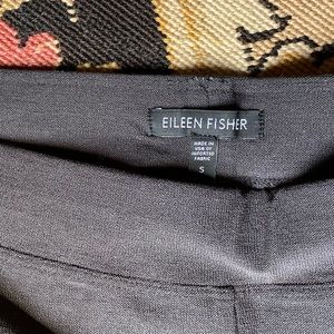 Eileen Fisher gray stretch pants